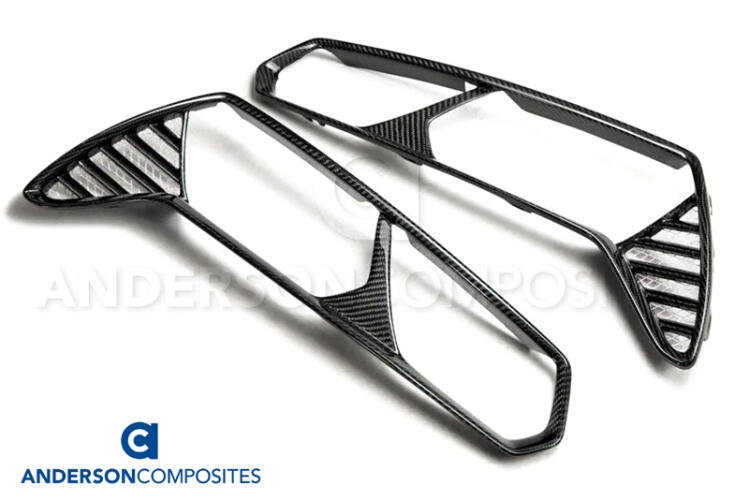Anderson Composites Anderson Composites Carbon Fiber Tail Light Bezels - 2014-2019 Corvette