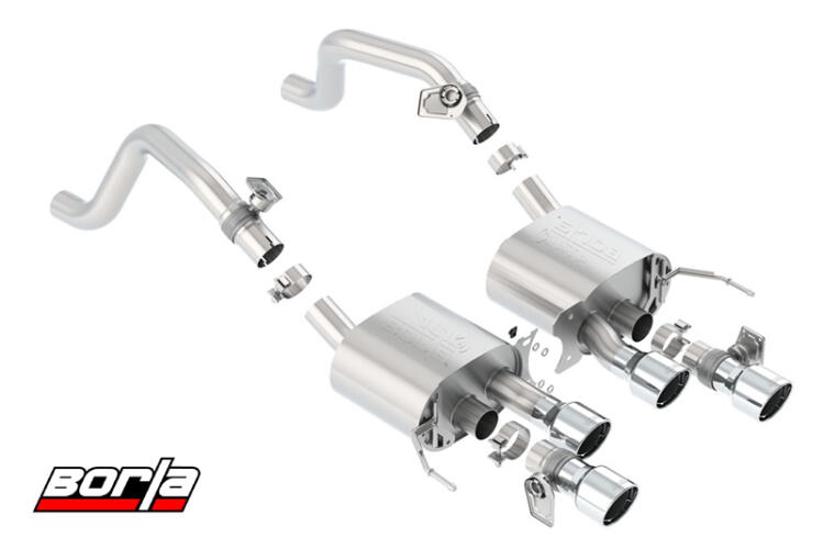 Borla Borla S-Type Axle-Back Exhaust System Polished Tips – 2014-2019 Corvette