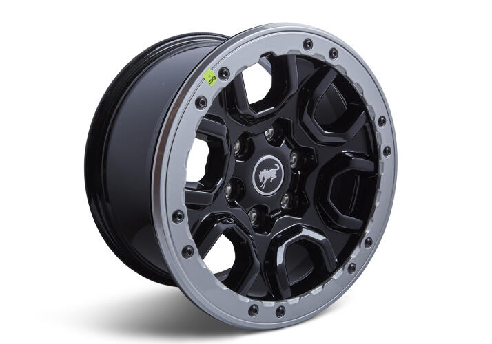 Ford Performance 2021-2024 Bronco 17 X 8.5" Beadlock Wheel Kit -Sasquatch