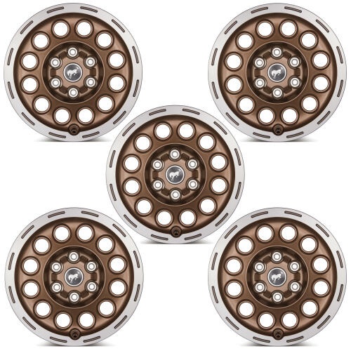 Ford Performance 2021-2024 Bronco 17" X 8.0" Wheel Kit -Sinister Bronze