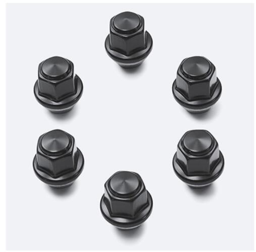 Ford Performance M12 X 1.5 Black LUG NUT Wheel Kit OF 6