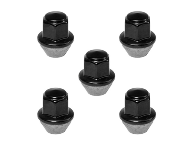 Ford Performance M14 X 1.5 Black LUG NUT Wheel Kit OF 5
