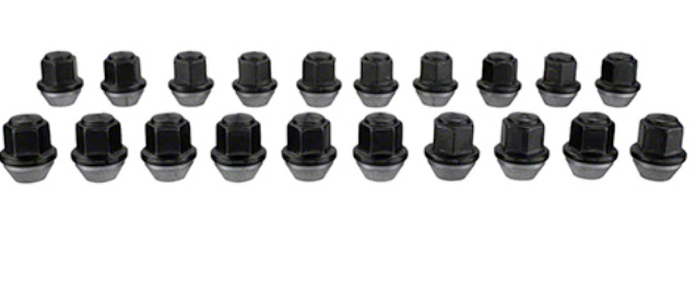 Ford Performance M12 X 1.5 Black LUG NUT Vehicle Kit OF 20