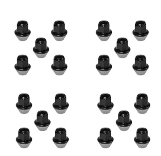 Ford Performance M14 X 1.5 Black LUG NUT Vehicle Kit OF 20