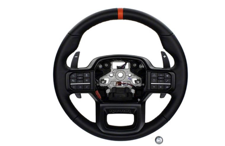 Ford Performance 2021+ F-150 Raptor Steering Wheel Kit - Black