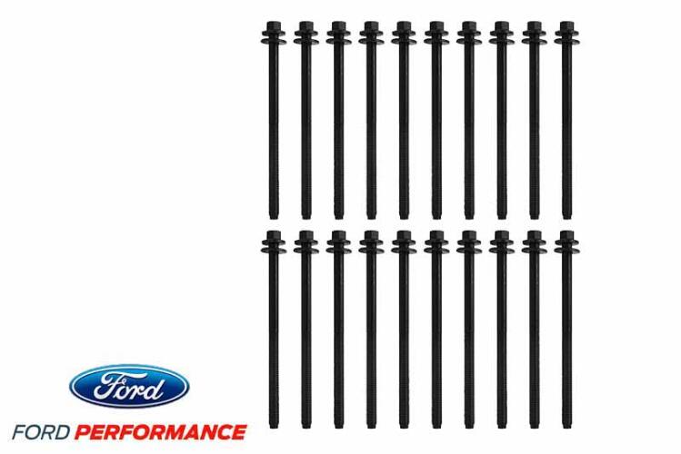 Ford Performance Long Head Bolt Kit - 5.0L & 5.2L Coyote - 12mm