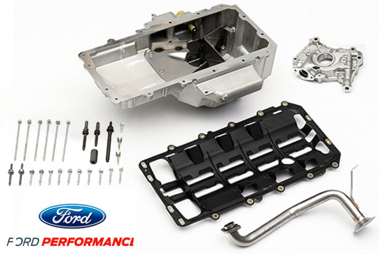 Ford Performance Aluminum Oil Pan and Pump Kit - 5.0L & 5.2L GT500