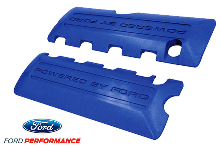 Ford Performance POWERED BY FORD Blue Coil Covers - 5.0L 5.2L Coyote