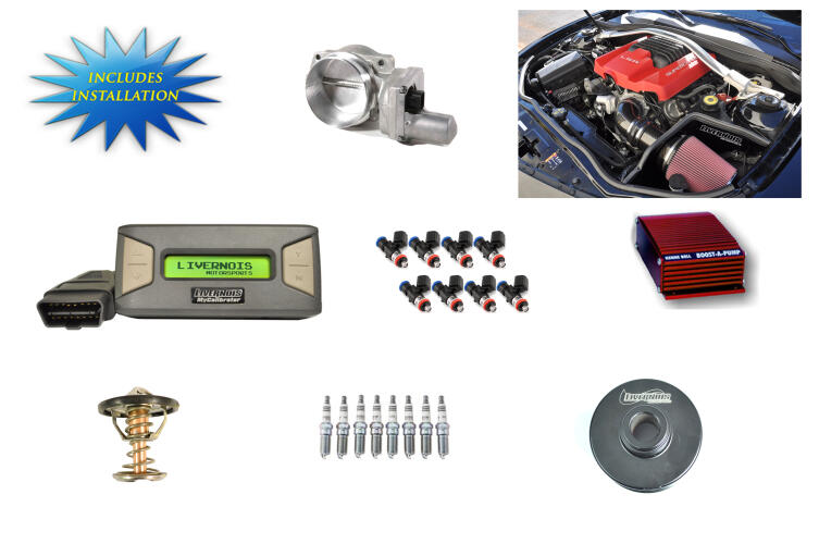 Livernois Motorsports 2012-2015 CHEVROLET CAMARO ZL1 6.2L S640 PERFORMANCE PACKAGE – INSTALLED
