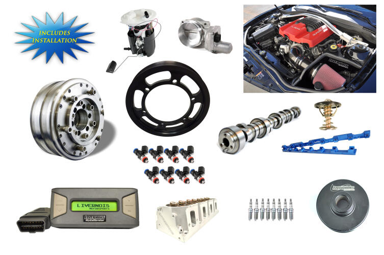 Livernois Motorsports 2012-2015 CHEVROLET CAMARO ZL1 6.2 S750 PERFORMANCE PACKAGE – INSTALLED