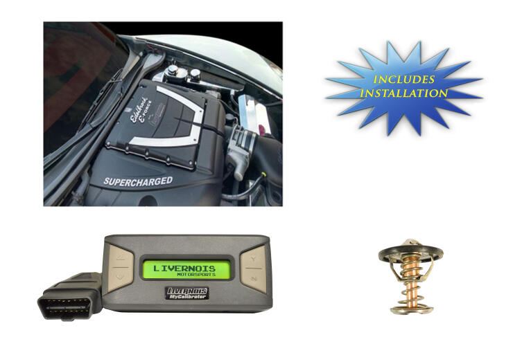 Edelbrock 2008-2013 CHEVROLET CORVETTE 6.2L S580 PERFORMANCE PACKAGE- INSTALLED