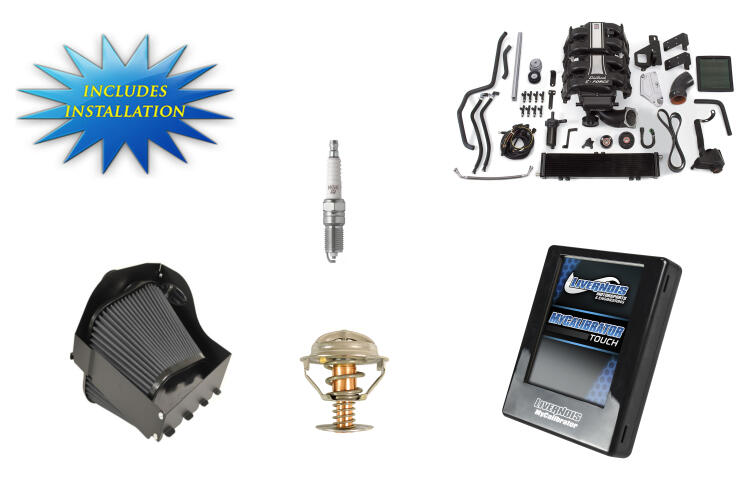 Edelbrock 2011-2014 FORD F150 5.0L S500 PERFORMANCE PACKAGE - INSTALLED