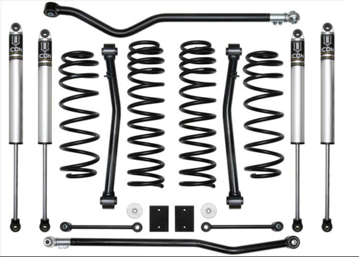 Livernois Motorsports 2018-2023 LIVERNOIS MOTORSPORTS JEEP WRANGLER JL 2.5″ STAGE 3 ICON SUSPENSION SYSTEM – INSTALLED