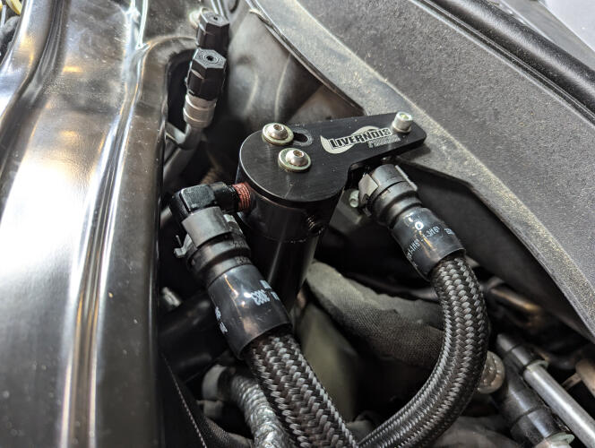Livernois Motorsports Oil Catch CAN Explorer ST And Lincoln Aviator 2020+