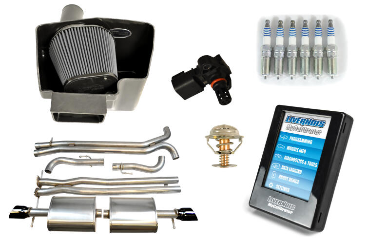 Livernois Motorsports 2013-2019 FORD TAURUS SHO & LINCOLN MKS 3.5L T460 PERFORMANCE PACK W/ BLACK TIPS- NOT INSTALLED