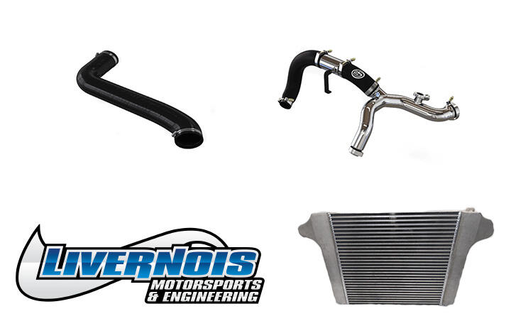Livernois Motorsports 2020-2026 Livernois Motorsports Intercooler With S&B HOT Side & Cold Side Intercooler Pipes For Ford Explorer, Explorer ST, Lincoln Aviator 3.0L