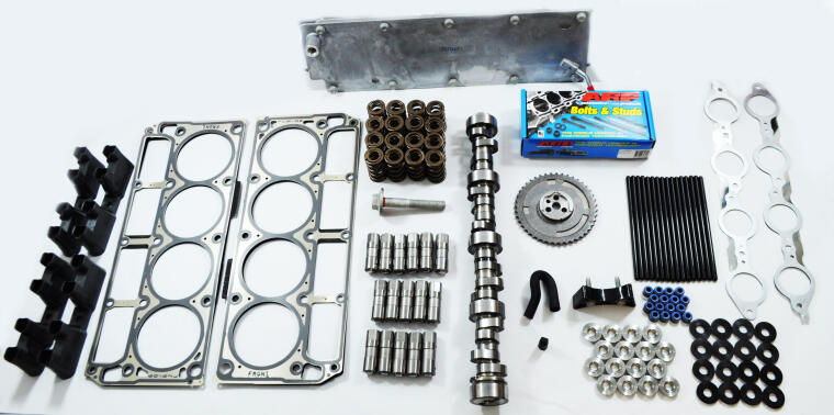 Livernois Motorsports DELUXE LS DISPLACEMENT ON DEMAND DELETE KIT W/CNC HEADS
