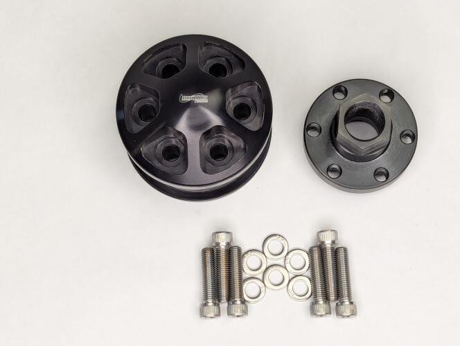 2020-2022 Mustang GT500, 2023-2025 Ford F150 Raptor Livernois Motorsports 2.95" Supercharger Pulley And Hub Kit
