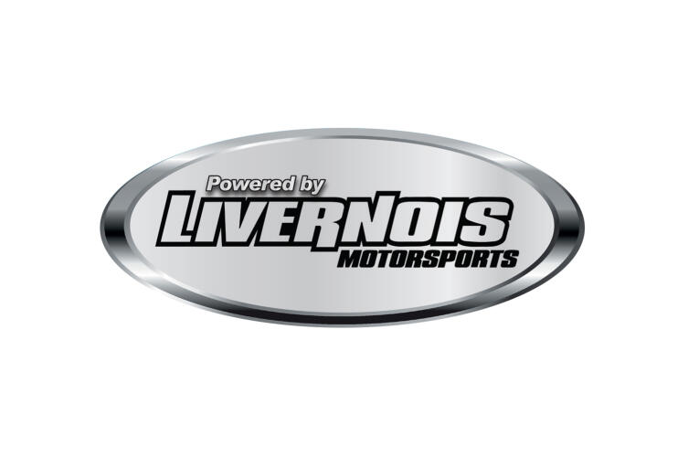 LIVERNOIS BLACK POWERED BY LMS EMBLEM