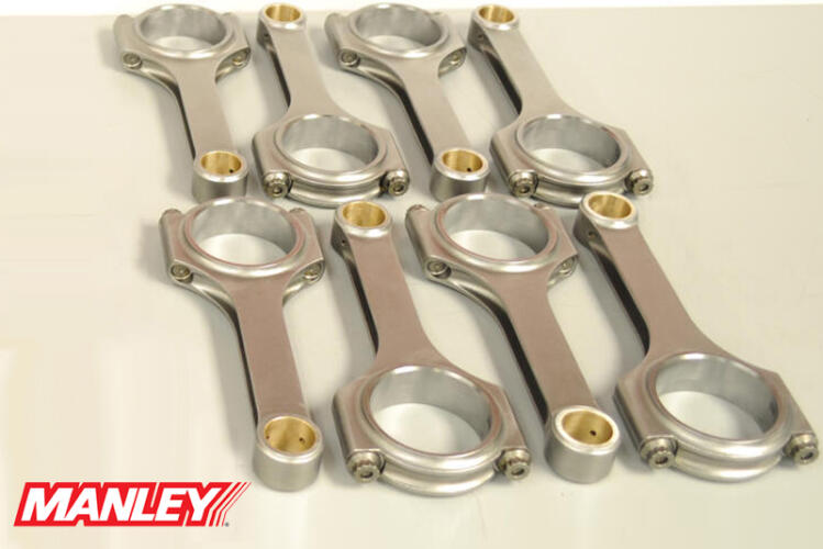 Manley MANLEY 6.125 LENGTH H-BEAM RODS WITH ARP2000 FASTENER CHEVROLET LS/LT
