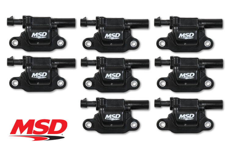 MSD MSD Blaster Series Ignition Coils (8-PK) - GM Gen V LT - Black