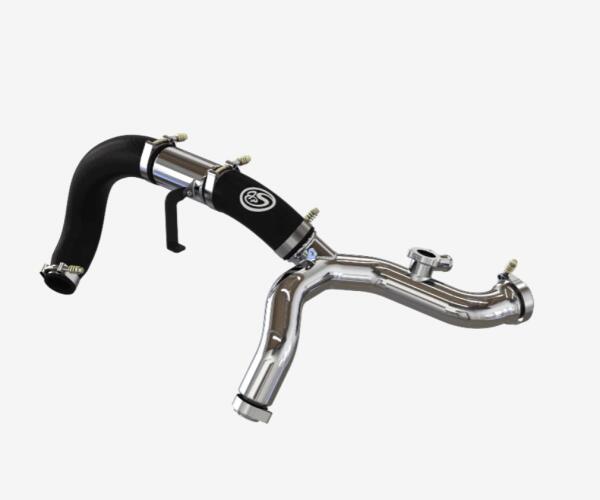 S&B Filters S&B HOT SIDE INTERCOOLER PIPE FOR 2020-2024 FORD EXPLORER, EXPLORER ST, LINCOLN AVIATOR 3.0L