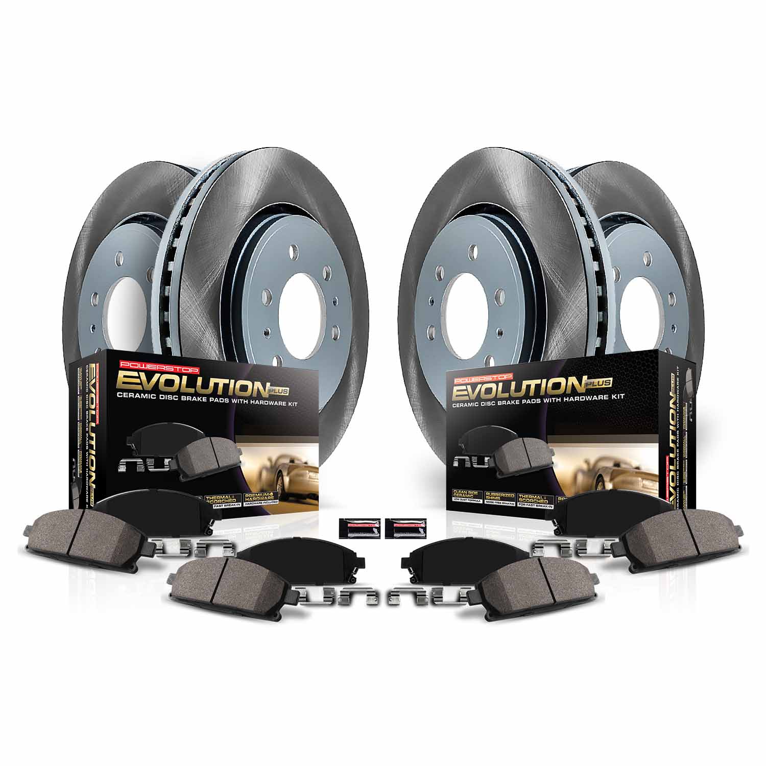 PowerStop PSB Semi-Coated Rotor Kits